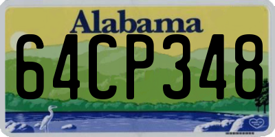 AL license plate 64CP348