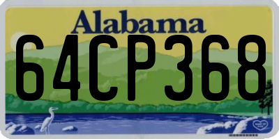AL license plate 64CP368