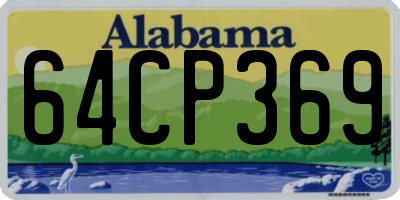 AL license plate 64CP369
