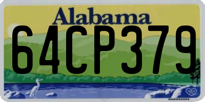 AL license plate 64CP379