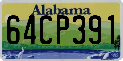 AL license plate 64CP391