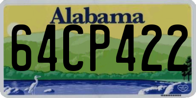 AL license plate 64CP422