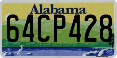 AL license plate 64CP428
