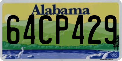AL license plate 64CP429