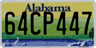 AL license plate 64CP447
