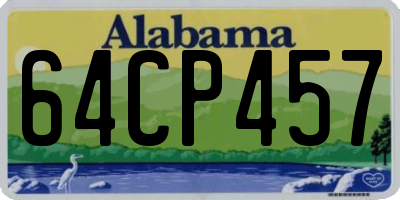 AL license plate 64CP457