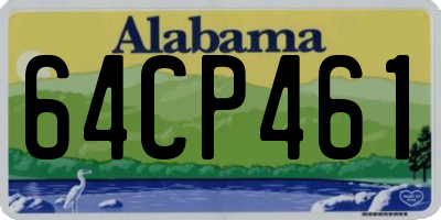 AL license plate 64CP461