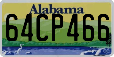 AL license plate 64CP466
