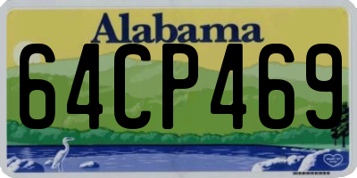AL license plate 64CP469