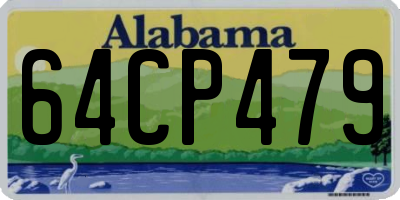 AL license plate 64CP479