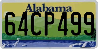 AL license plate 64CP499