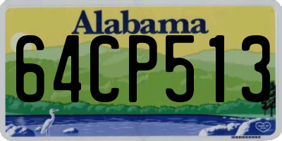 AL license plate 64CP513