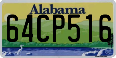 AL license plate 64CP516