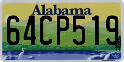 AL license plate 64CP519
