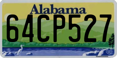 AL license plate 64CP527