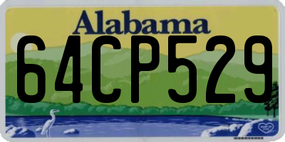 AL license plate 64CP529