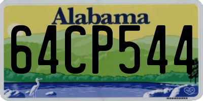 AL license plate 64CP544