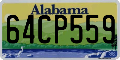 AL license plate 64CP559