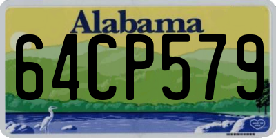 AL license plate 64CP579