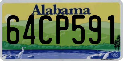 AL license plate 64CP591