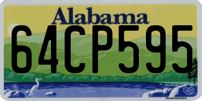 AL license plate 64CP595