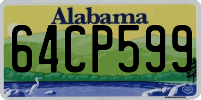 AL license plate 64CP599