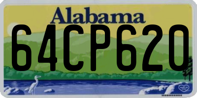 AL license plate 64CP620
