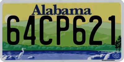 AL license plate 64CP621