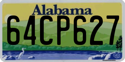 AL license plate 64CP627