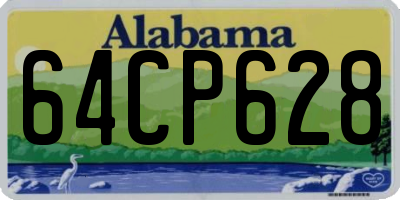 AL license plate 64CP628