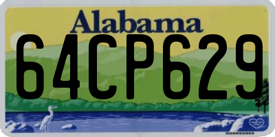 AL license plate 64CP629