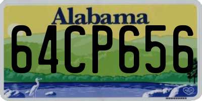 AL license plate 64CP656