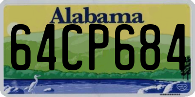 AL license plate 64CP684