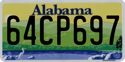 AL license plate 64CP697