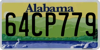 AL license plate 64CP779