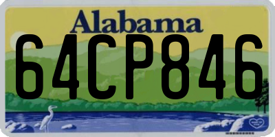 AL license plate 64CP846