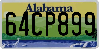 AL license plate 64CP899