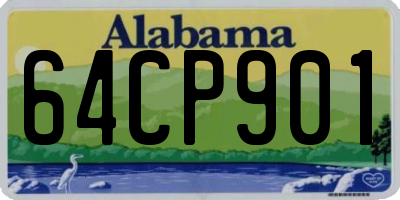 AL license plate 64CP901