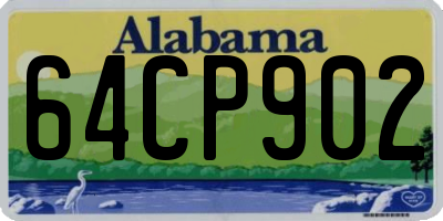 AL license plate 64CP902