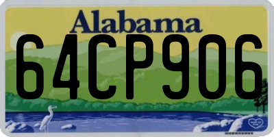 AL license plate 64CP906