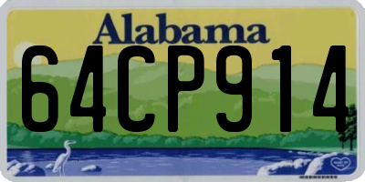 AL license plate 64CP914