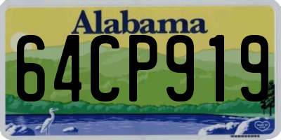AL license plate 64CP919