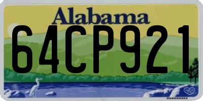 AL license plate 64CP921