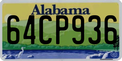 AL license plate 64CP936