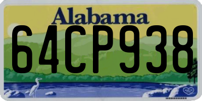 AL license plate 64CP938