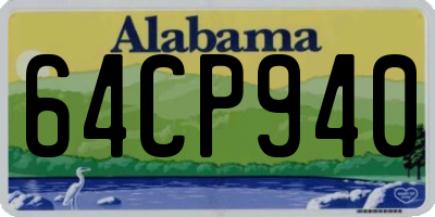 AL license plate 64CP940