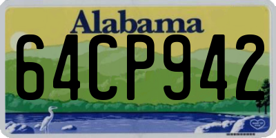 AL license plate 64CP942