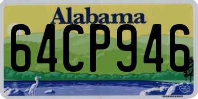 AL license plate 64CP946