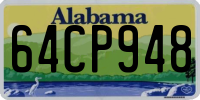 AL license plate 64CP948
