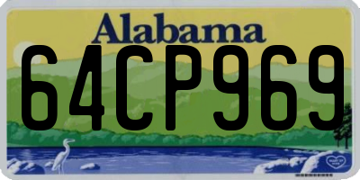 AL license plate 64CP969